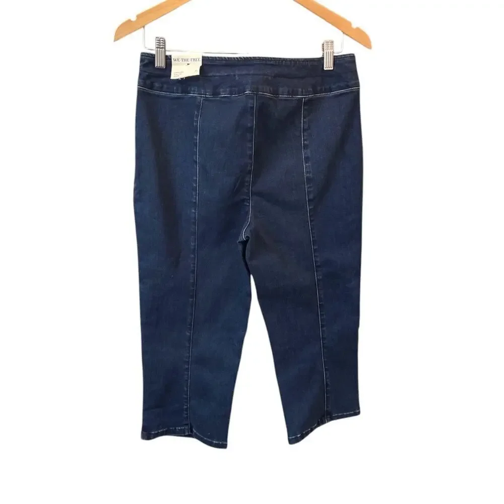 We The Free Carousel Pull-On Capri Jeans Size Medium NEW
